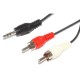 Кабель мультимедійний Jack 3.5mm папа/2RCA папа Atcom (10707) 