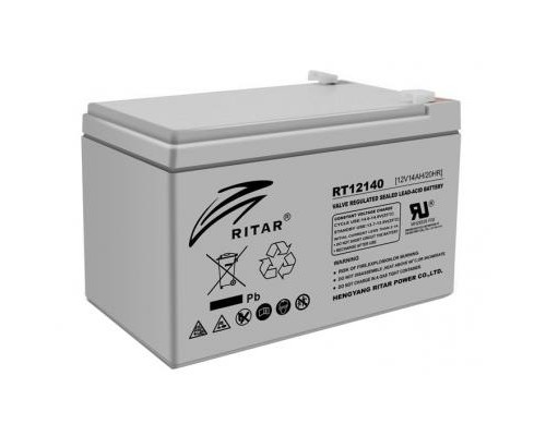 Батарея до ДБЖ Ritar AGM RT12140, 12V-14Ah (RT12140H) 