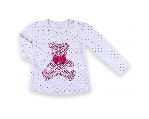 Набір дитячого одягу Breeze з ведмедиком з паєток (9584-110G-gray)