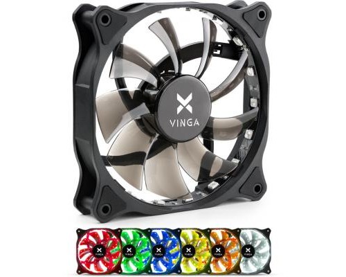 Кулер до корпусу Vinga RGB fan-01
