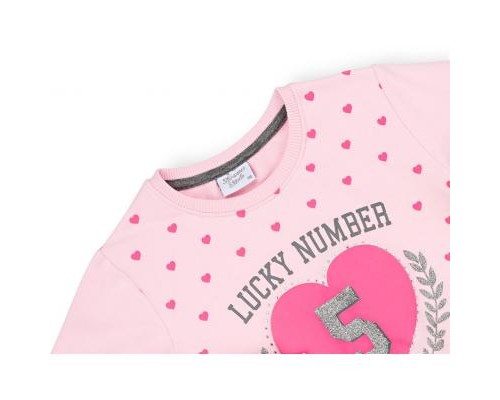 Спортивний костюм дитячий Breeze із серцем (9347-110G-pink)