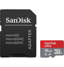 Карта пам'яті SanDisk 16GB microSDHC class 10 UHS-I A1 Ultra (SDSQUAR-016G-GN6IA)