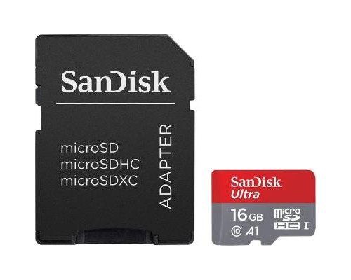 Карта пам'яті SanDisk 16GB microSDHC class 10 UHS-I A1 Ultra (SDSQUAR-016G-GN6IA)
