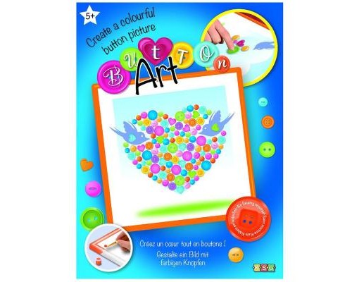 Набір для творчості Sequin Art BUTTON Heart (SA1527) Набір для творчості Sequin Art BUTTON Heart (SA1527)