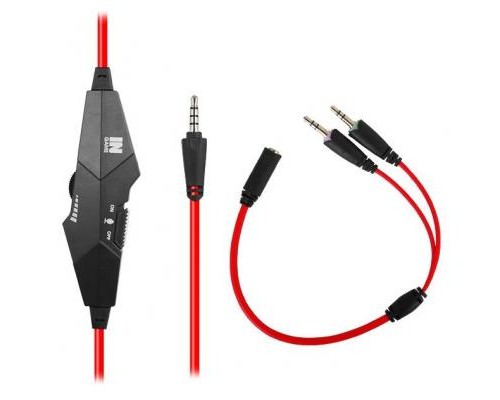 Навушники Gemix N1 Black-Red Gaming