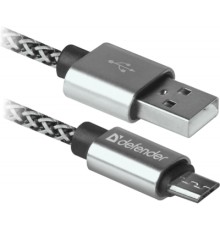 Дата кабель USB 2.0 AM to Micro 5P 1.0m USB08-03T PRO white Defender (87803)
