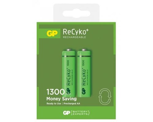 Акумулятор Gp AA 130AAHCE-2GBE2 Recyko+ 1300 mAh * 2 (130AAHCE / 4891199042904) 