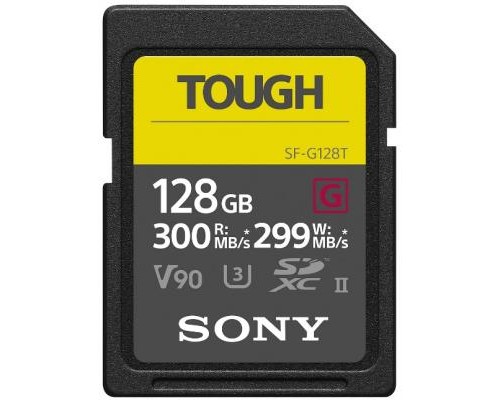 Карта пам'яті Sony 128GB SDXC class10 UHS-II U3 V90 Tough (SFG1TG) Карта пам'яті Sony 128GB SDXC class10 UHS-II U3 V90 Tough (SFG1TG)
