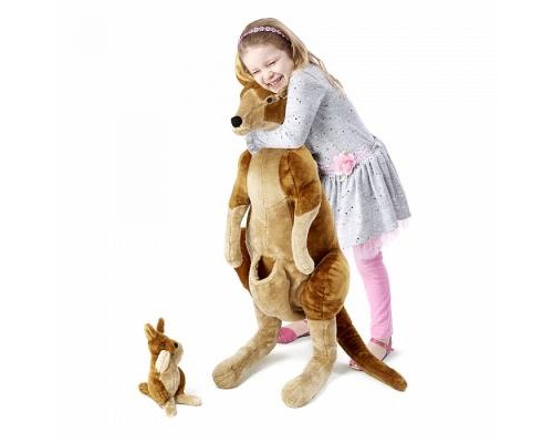 М'яка іграшка Melissa&Doug Плюшеві мама і дитина кенгуру (MD8834)