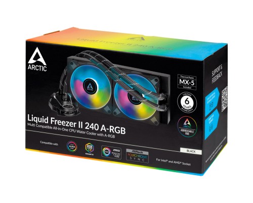 Система рідинного охолодження Arctic Liquid Freezer II 240 RGB (ACFRE00093A)