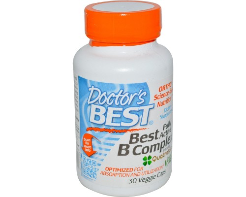 Вітамін Doctor's Best Повністю Активований Комплекс Вітамінів Групи, (DRB00299) Вітамін Doctor's Best Повністю Активований Комплекс Вітамінів Групи, (DRB00299)