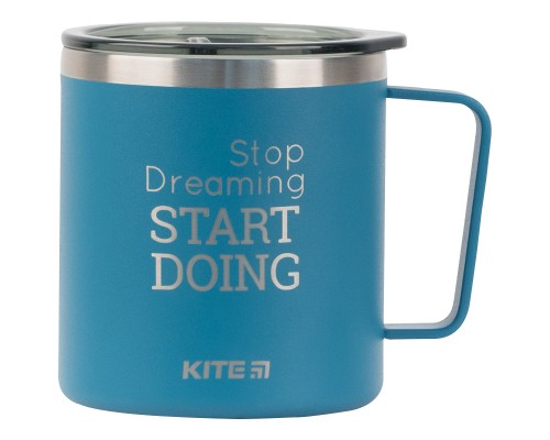 Поїльник-непроливайка Kite термочашка 400 мл, синя (K22-379-02)