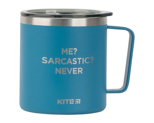 Поїльник-непроливайка Kite термочашка 400 мл, синя (K22-379-02)