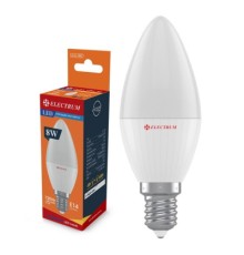 Лампочка Electrum С37 8W PA LC-32 E14 4000K PERFECT (A-LC-1429)