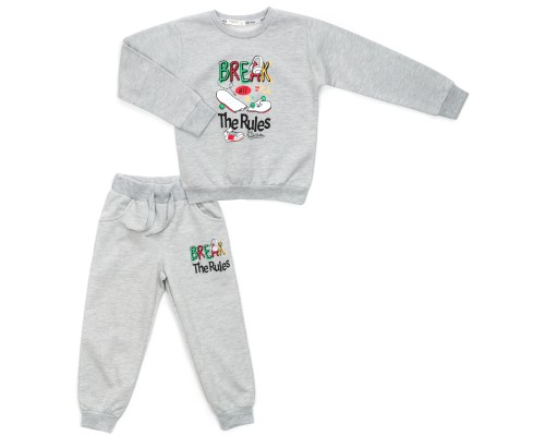 Спортивний костюм дитячий Breeze флісовий (18016-116B-gray)