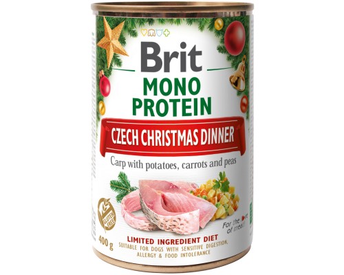 Консерви для собак Brit Care Dog короп та картопляний салат 400 г (8595602554744)