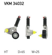 Натягувач ременя з роликом SKF VKM 34032