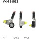 Натягувач ременя з роликом SKF VKM 34032