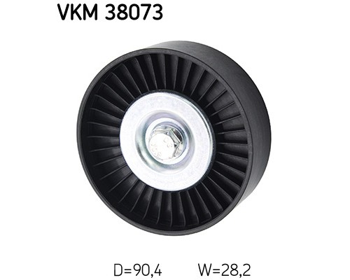 Ролик натягувача ременя SKF VKM 38073