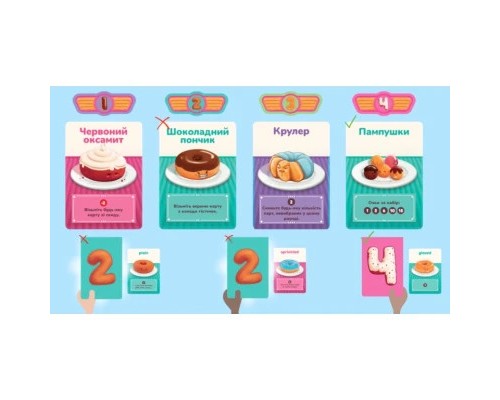 Настільна гра Feelindigo Пончевілля (Go Nuts for Donuts) (FI21038)