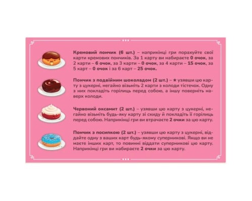 Настільна гра Feelindigo Пончевілля (Go Nuts for Donuts) (FI21038)