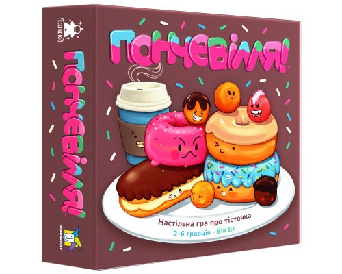 Настільна гра Feelindigo Пончевілля (Go Nuts for Donuts) (FI21038)