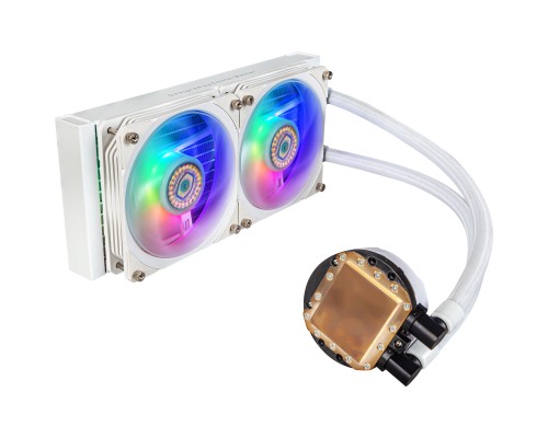 Система рідинного охолодження CoolerMaster MasterLiquid PL240 Flux White Edition (MLY-D24M-A23PZ-RW)