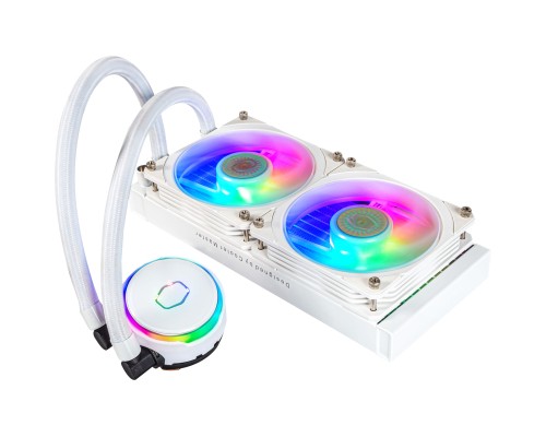Система рідинного охолодження CoolerMaster MasterLiquid PL240 Flux White Edition (MLY-D24M-A23PZ-RW)