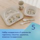 Набір дитячого посуду Canpol babies BONJOUR PARIS посуду 5 ел. синій (9/227_blu)