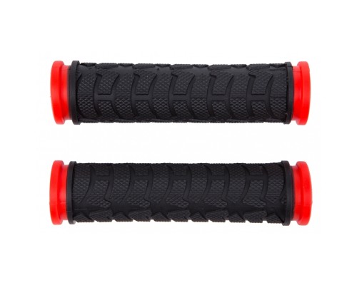 Гріпси Bravvos L122 мм FL-424 Black/Red (GRI-334)