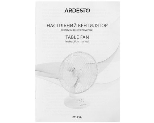 Вентилятор Ardesto FT-23A