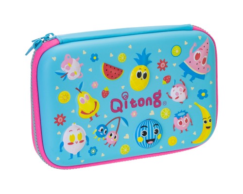 Пенал Cool For School 1 відділення з органайзером блакитний (QT-5675-Blue) Пенал Cool For School 1 відділення з органайзером блакитний (QT-5675-Blue)