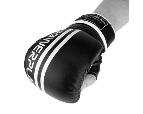 Снарядні рукавички PowerPlay 3025 Чорно-Білі S (PP_3025_S_Black/White)