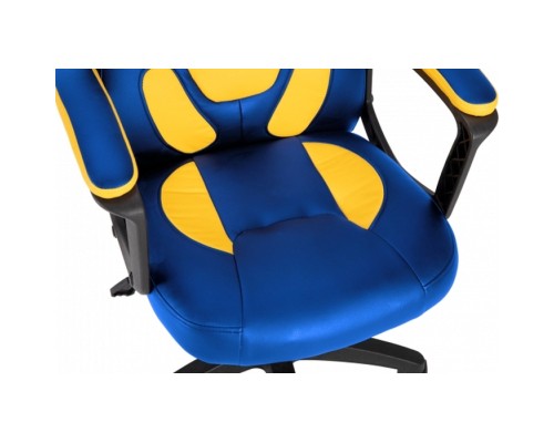 Крісло ігрове GT Racer X-1414 Blue/Yellow