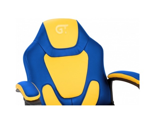 Крісло ігрове GT Racer X-1414 Blue/Yellow
