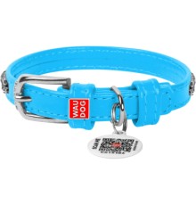 Нашийник для тварин WAUDOG Glamour з QR-паспортом 