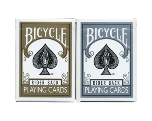 Гральні карти Bicycle Prestige (gold + silver) (2 колоды) (PC_BPLS2)