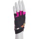 Рукавички для фітнесу MadMax MFG-770 Flower Power Gloves Black/Pink XS (MFG-770_XS)