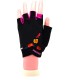Рукавички для фітнесу MadMax MFG-770 Flower Power Gloves Black/Pink XS (MFG-770_XS)