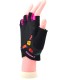 Рукавички для фітнесу MadMax MFG-770 Flower Power Gloves Black/Pink XS (MFG-770_XS)