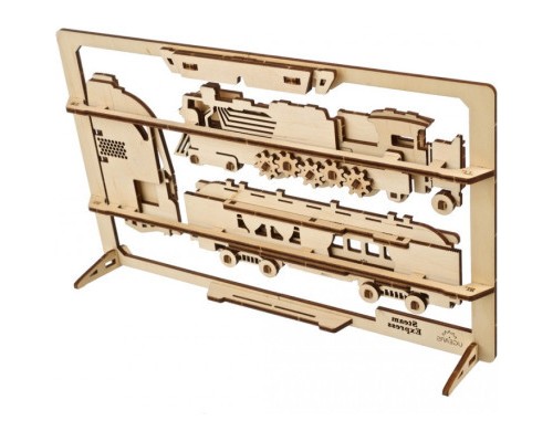 Конструктор Ugears Паротяг 2.5D (6337513)