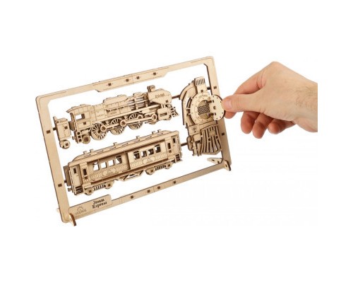 Конструктор Ugears Паротяг 2.5D (6337513)