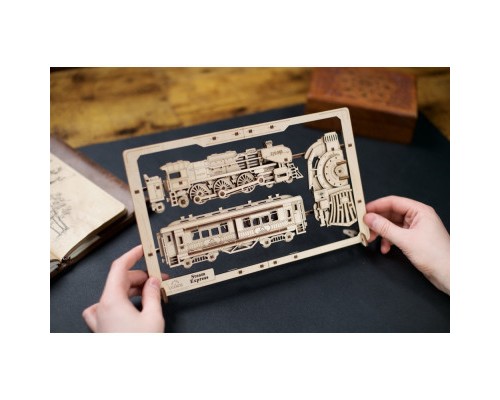 Конструктор Ugears Паротяг 2.5D (6337513)