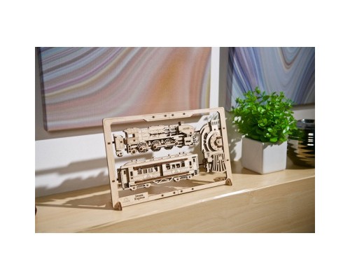 Конструктор Ugears Паротяг 2.5D (6337513)