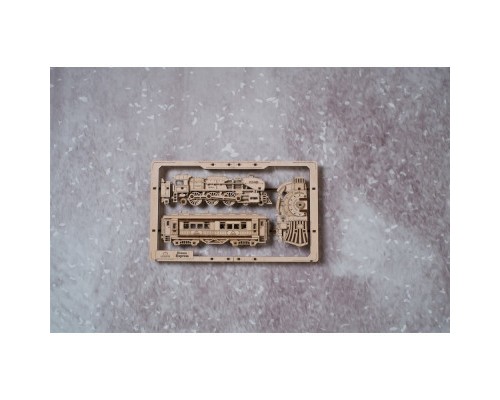 Конструктор Ugears Паротяг 2.5D (6337513)