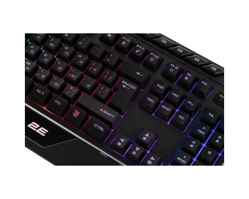 Клавіатура 2E Gaming KG315 RGB USB UA Black (2E-KG315UBK)