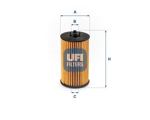 Фільтр масляний UFI 25.225.00