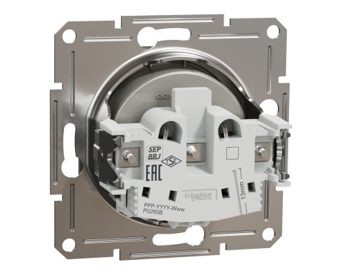 Розетка Schneider Electric ASFORA без заземлення бронза (EPH3000169)