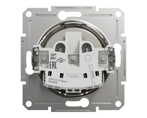 Розетка Schneider Electric ASFORA без заземлення бронза (EPH3000169)