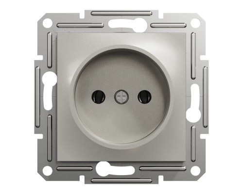 Розетка Schneider Electric ASFORA без заземлення бронза (EPH3000169)